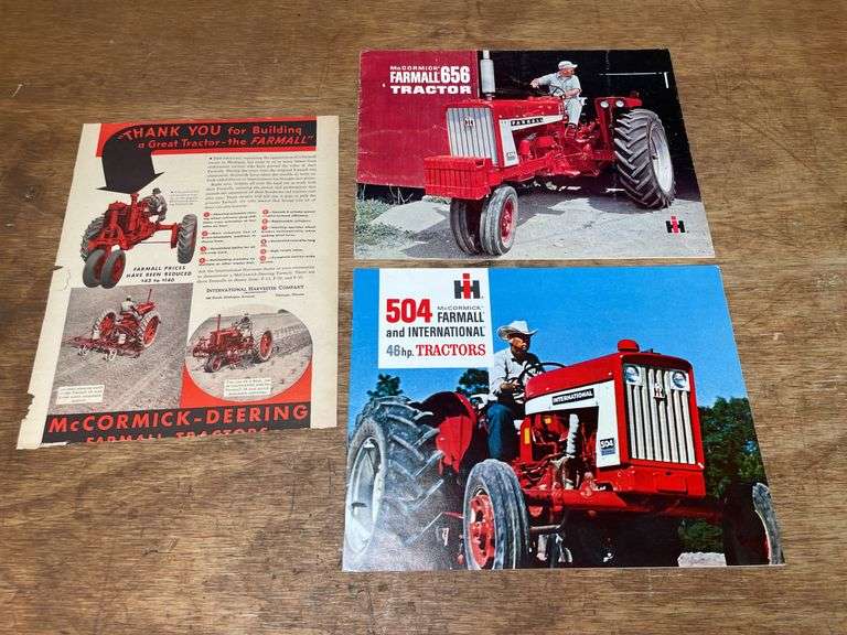 (3) IH 504 + 656 Sales Literature image