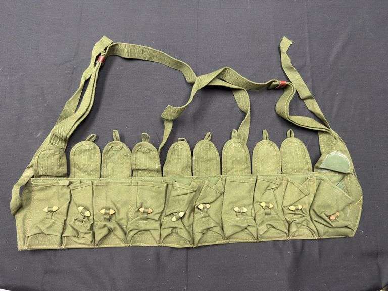 (3)-Chinese Type 56 SKS Chest Rig/Bandoleers