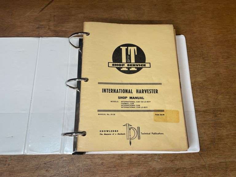 IH I&T Manuals