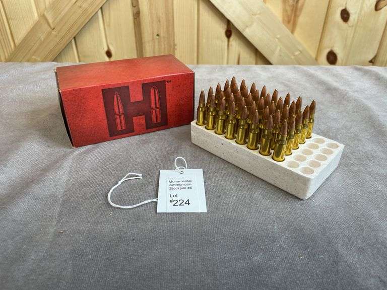 2 Boxes Hornady, 1 Box Black Hills (150 Rounds) 55 Gr. Training & FMJ .223