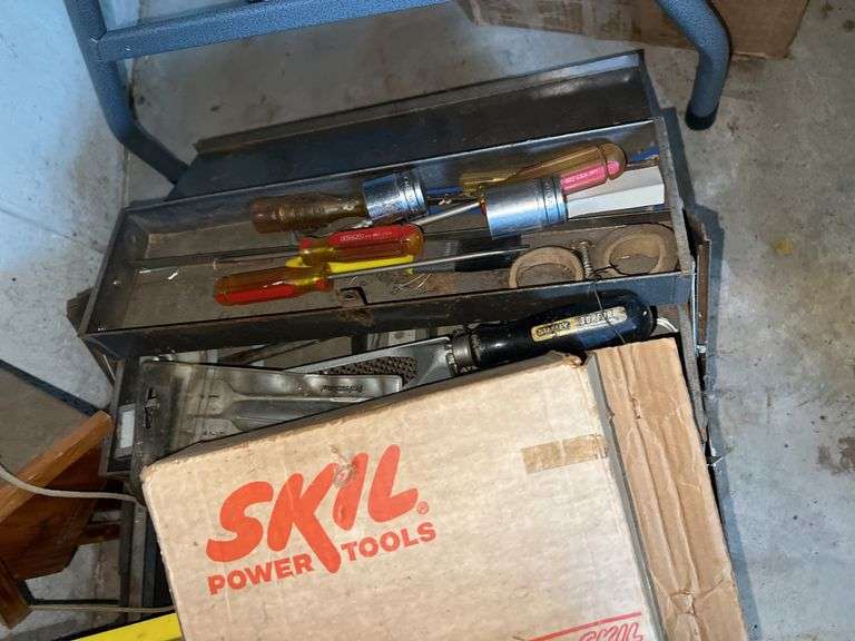 Assorted Tool Boxes and Tools