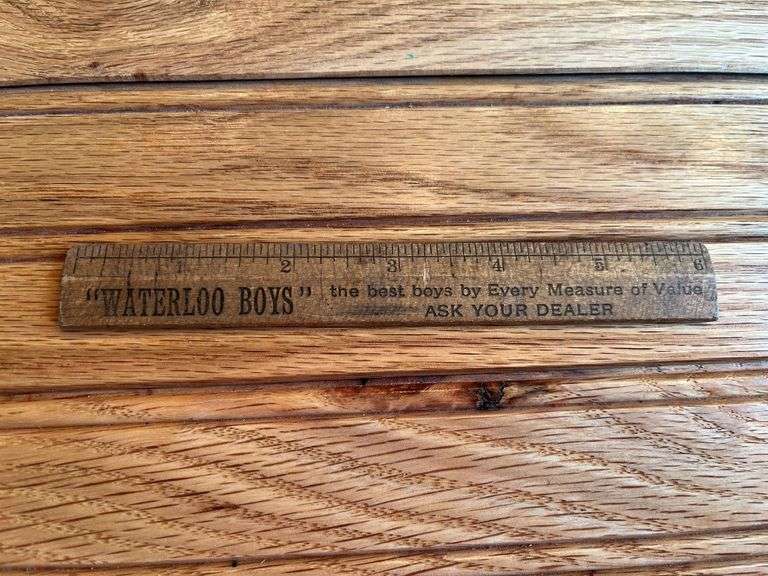 Waterloo Gasoline Engine Co. Wooden Ruler image