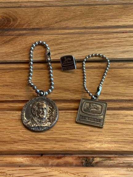 (3) John Deere Charms + Pin image