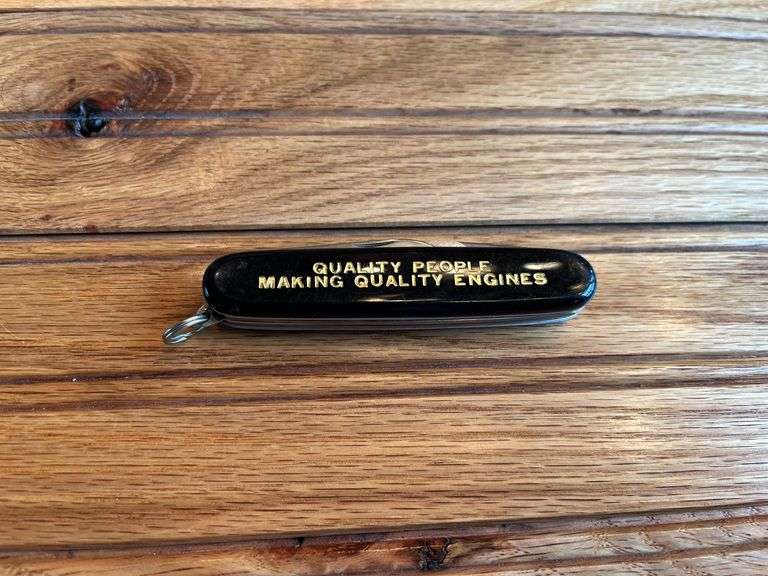 John Deere Engine Works Pocket Knife