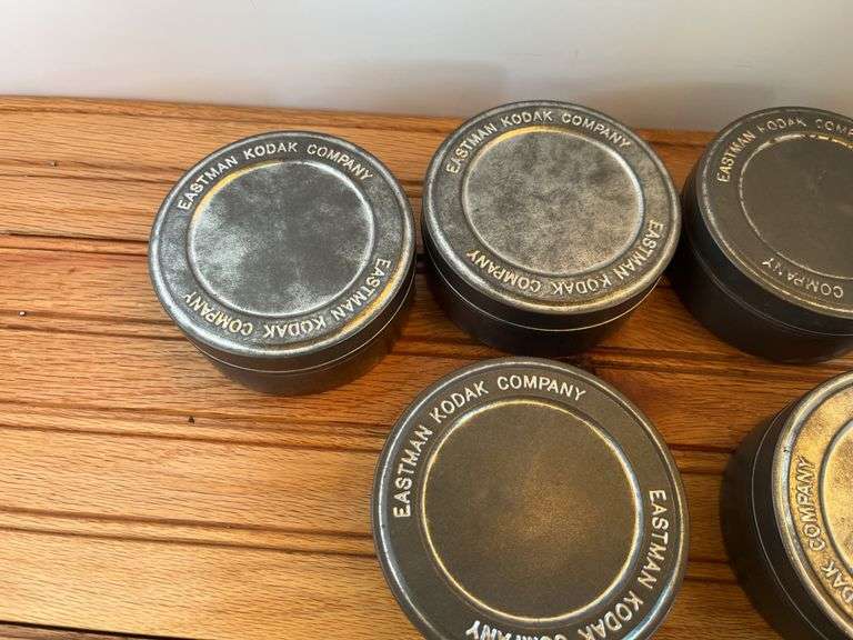 (6) Eastman Kodak Tins