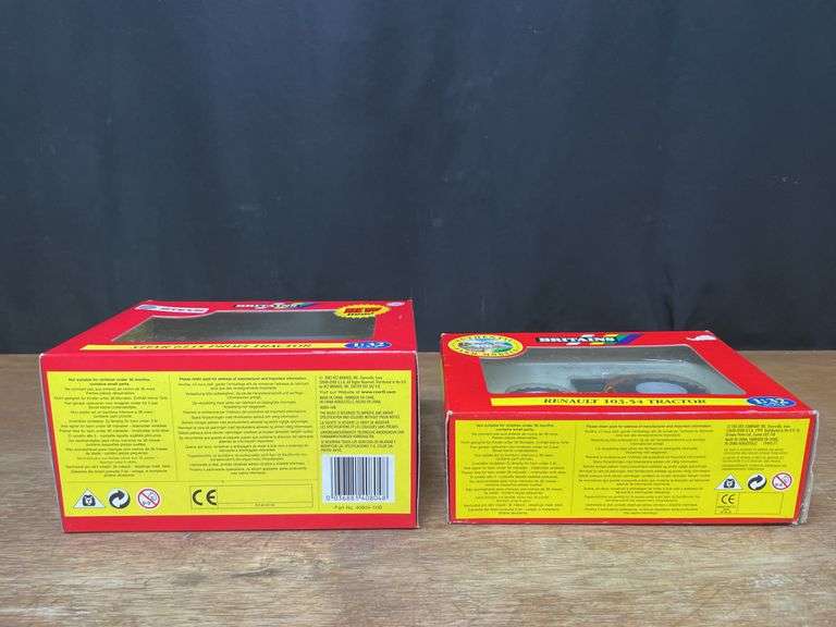 (2) 1/32 Steyr + Renault NIB Britains