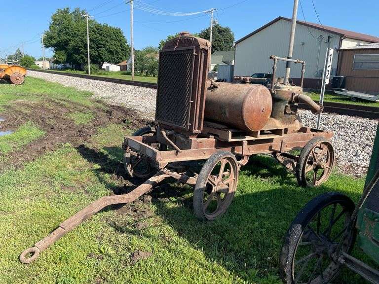 Worthington Air Compressor Unit on Highway Cart image