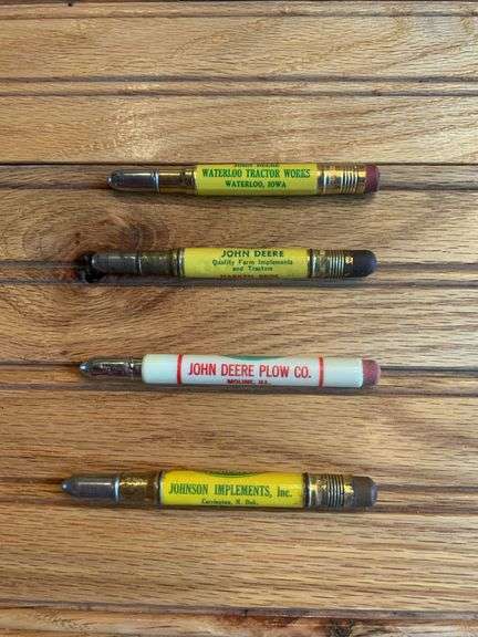 (4) John Deere Bullet Pencils