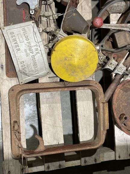 Lot of various gas pump parts