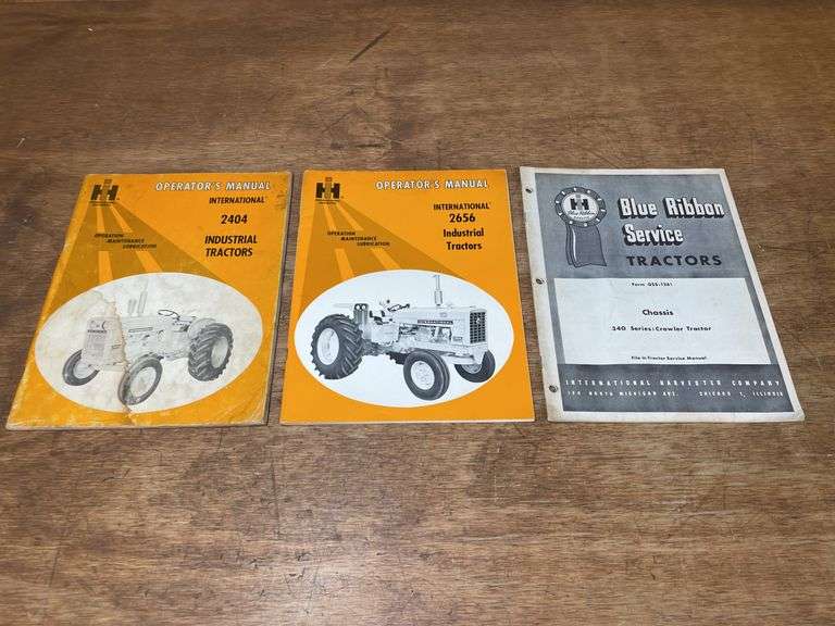 (3) IH Industrial Tractor Manuals image