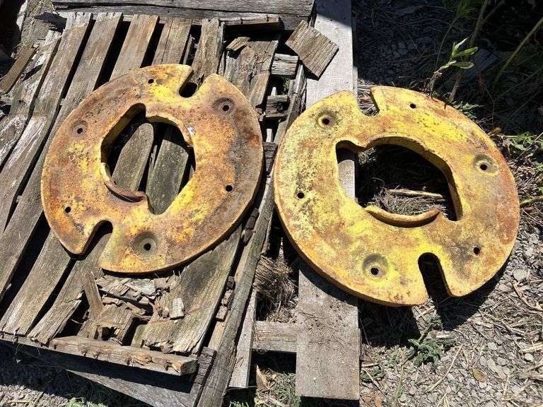 (2) John Deere Wheel Weights image