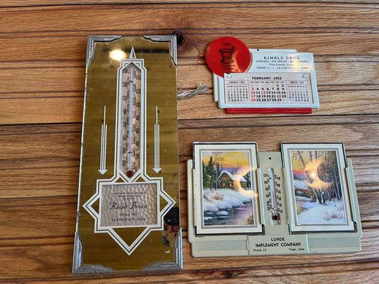 (3) Thermometers + Calendar image
