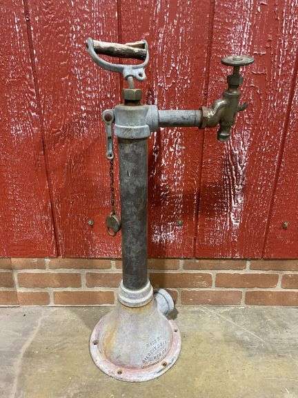Pair of Gilbert and Barker Mechanical Oil Pumps