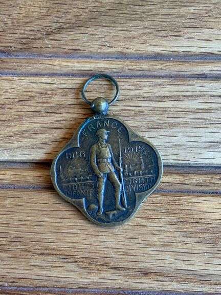 1919 France Eighty Eight Infantry Division Charm image