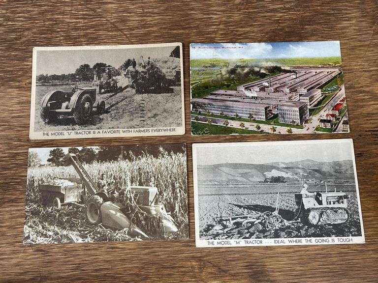 (4) Allis Chalmers Postcards image