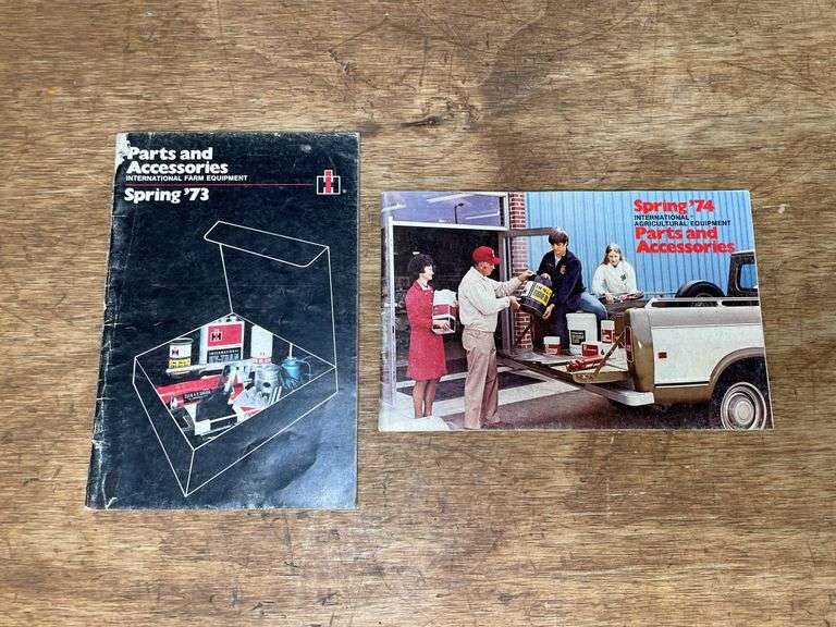 (2) 1973 + 1974 IH Parts & Accessories Catalogs image