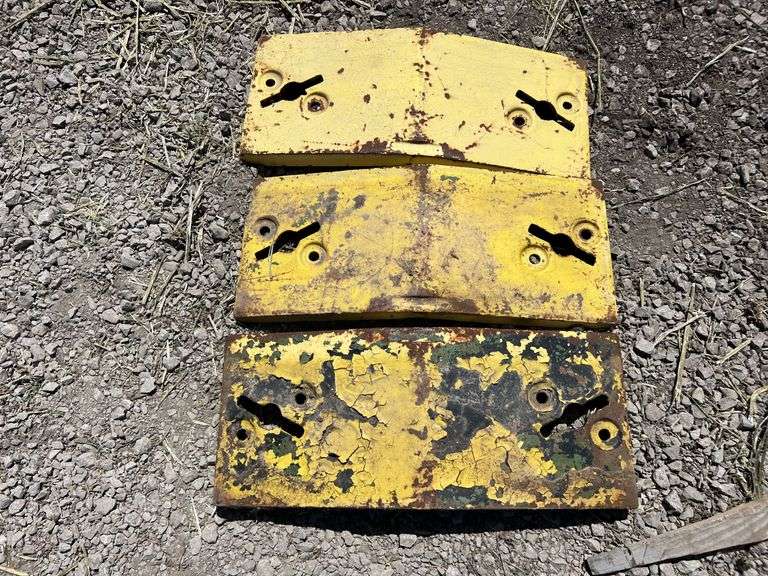(3) John Deere Slab Weights image