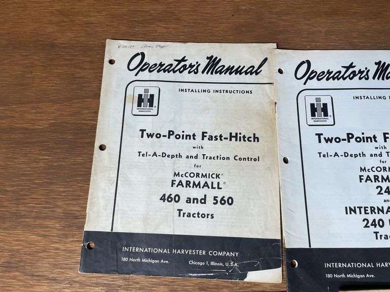 (6) IH Manuals