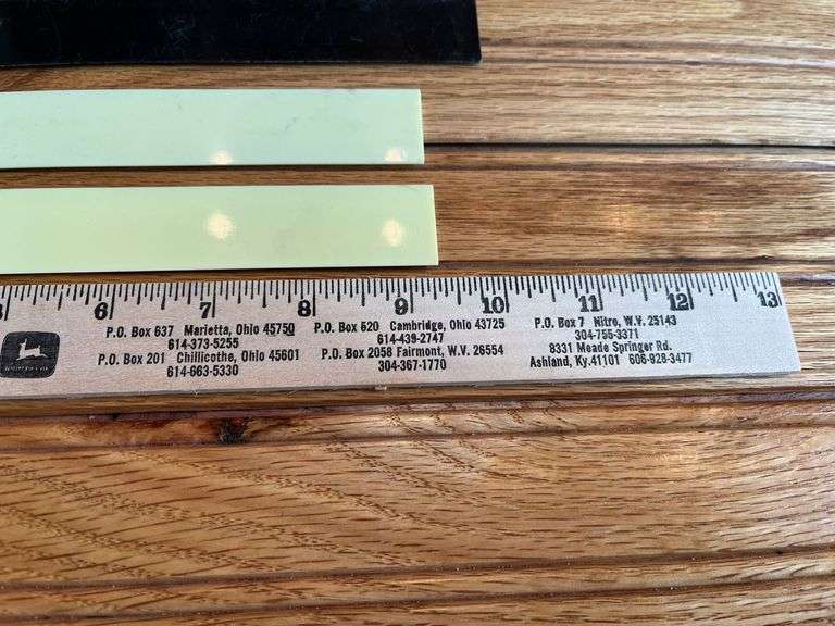 (4) John Deere Rulers