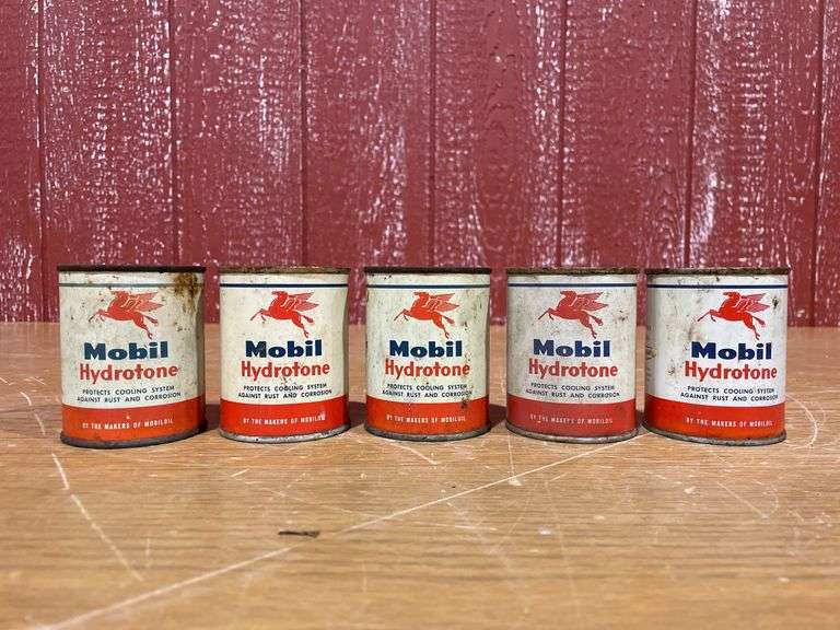 (5) Cans of Mobil Hydrotone image