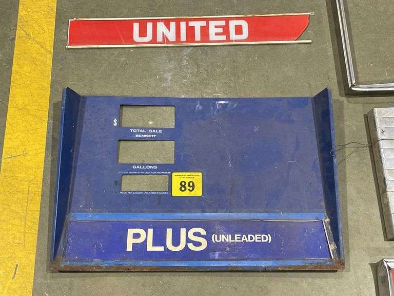 United Branded Gas Pump Faces and Bezels