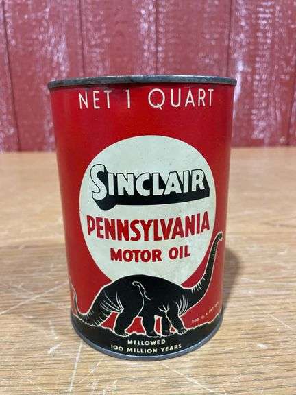 1 Quart Sinclair Pennsylvania Motor Oil Can image