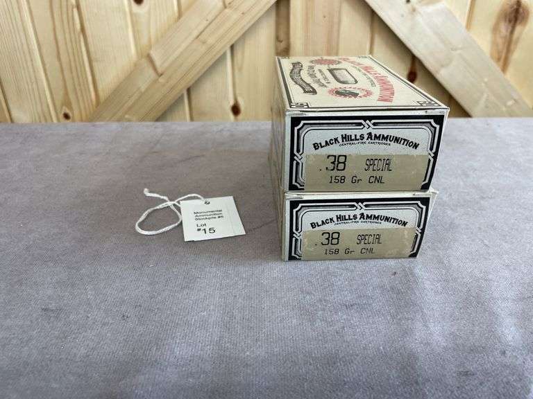 2 Boxes Black Hills 158 Gr. CNL .38 Special