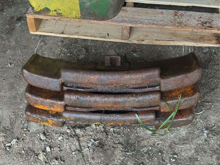 (3) Minneapolis Moline Front Slab Weights image