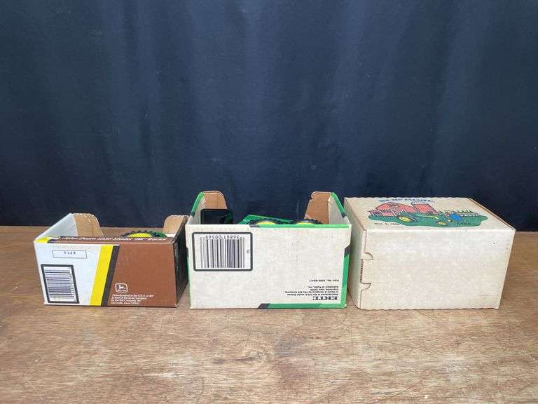 (3) 1/16 John Deere BR, 630, Skid Steer NIB Ertl