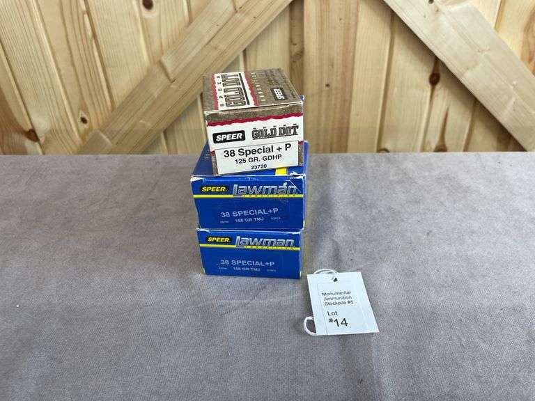 3 Boxes Speer 125 & 158 Gr. TMJ, GDHP +P .38 Special