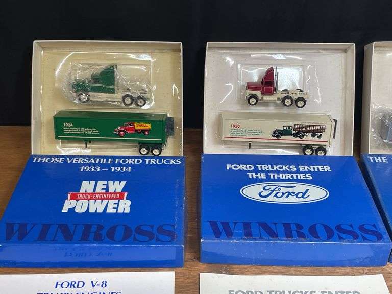 (4) 1/64 Ford Semis NIB Winross
