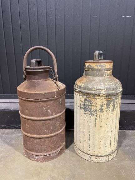 (2) Vintage Gas or Oil Cans image