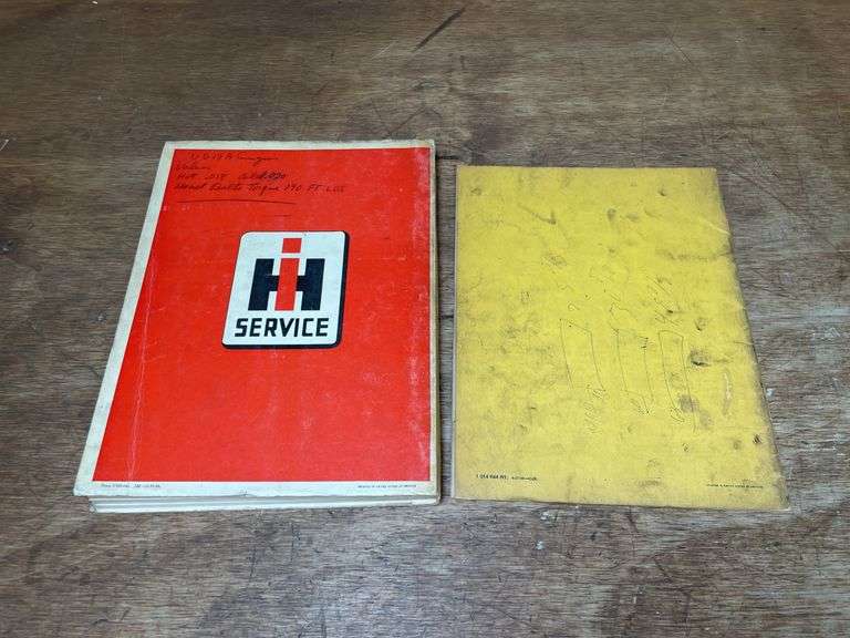 (2) IH Crawler Manuals