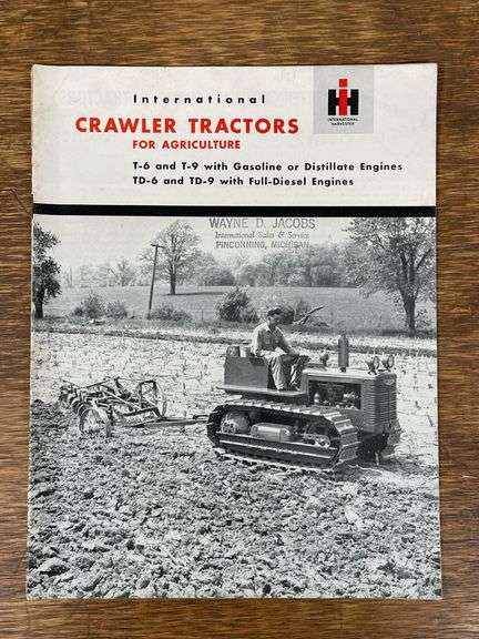 IH Agriculture Crawler Tractors Sales Literature image