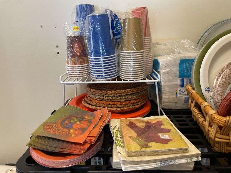 Paper Products and Dishes