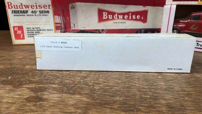 (4) Budweiser + Pabst Trucks NIB