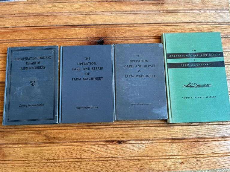 (4) John Deere Operation, Care, + Repair of Farm Machinery Books image