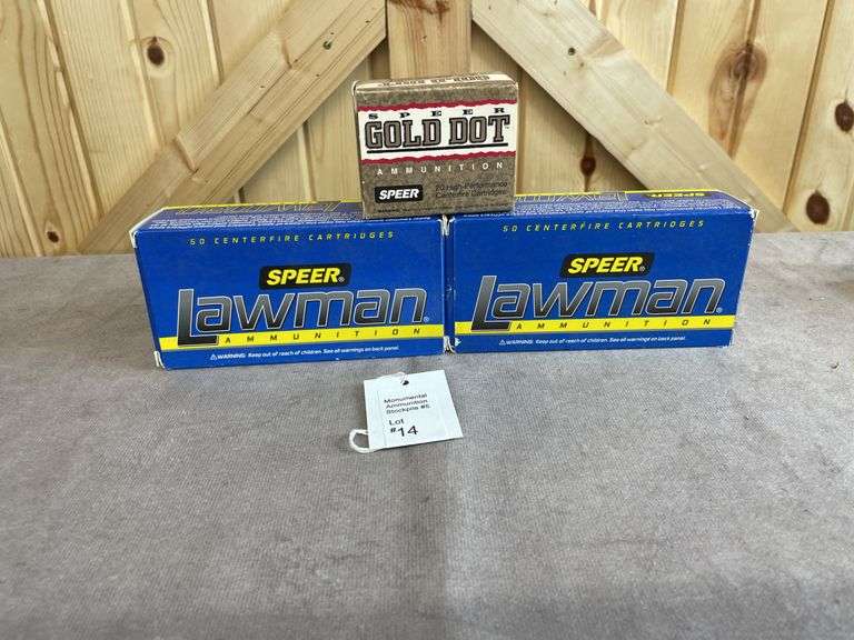 3 Boxes Speer 125 & 158 Gr. TMJ, GDHP +P .38 Special