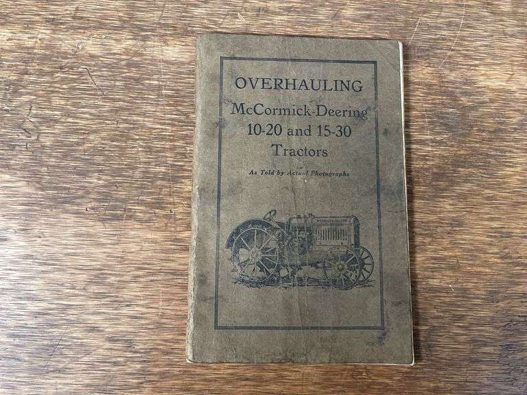 (2) McCormick-Deering Tractor Manuals