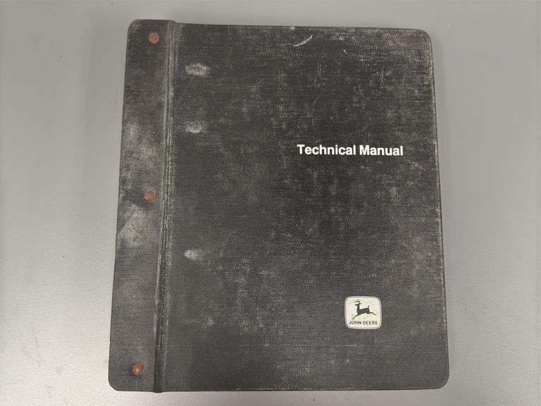 John Deere Technical Manual Binder image