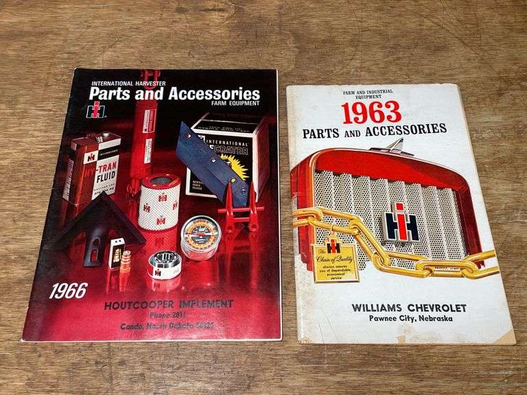 (2) 1963 + 1966 IH Parts & Accessories Catalogs image