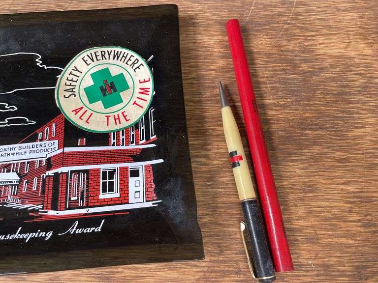 (5) IH Ashtray, Patches, Pencils