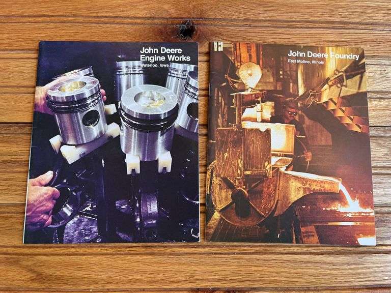 (2) John Deere Foundry + Engine Works Factory Booklets image