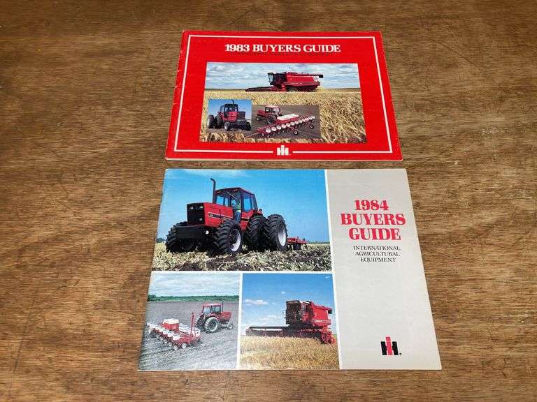 (2) 1983 + 1984 IH Buyers Guides image