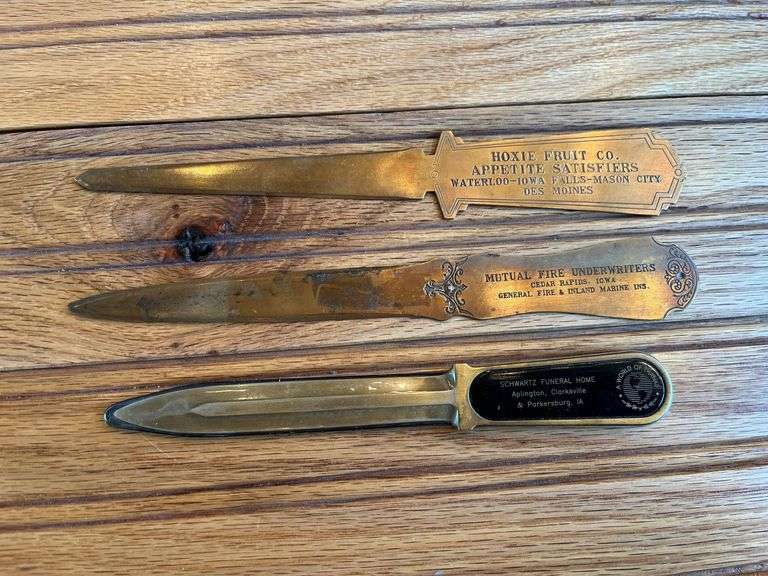 (3) Advertising Letter Openers image