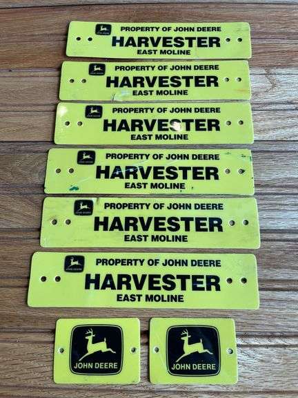 (8) John Deere Property Tags image