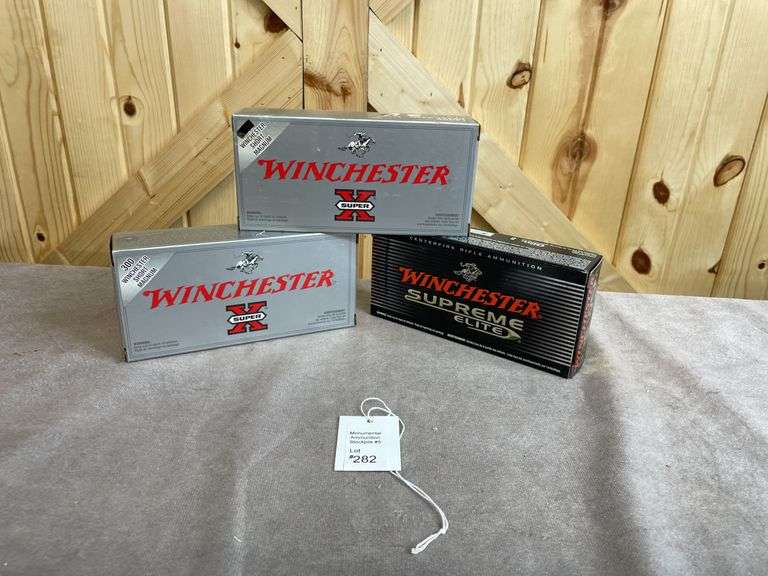 3 Boxes Winchester 200 & 220 Gr. PP, XP3 .325 WSM