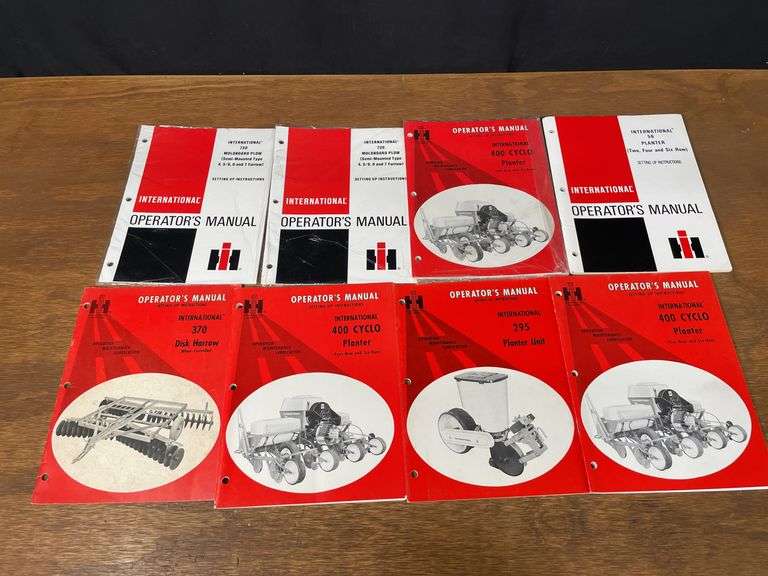 (8) IH Implement Manuals image