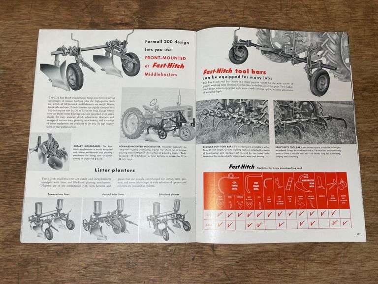 (2) Farmall 200 + 230 Sales Literature