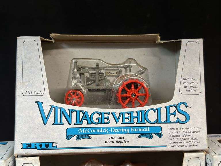 (8) 1/43 IH Tractors NIB Ertl